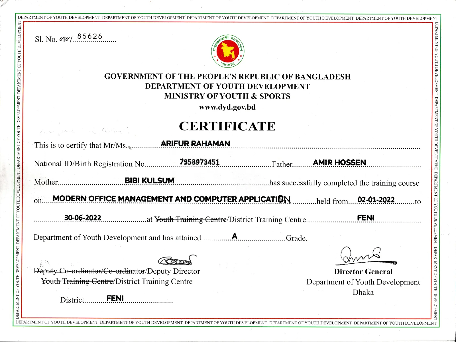 Modern Office Management And Computer Application